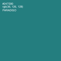 #247E80 - Paradiso Color Image