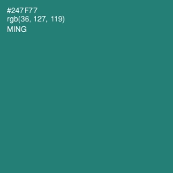 #247F77 - Ming Color Image