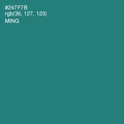 #247F7B - Ming Color Image