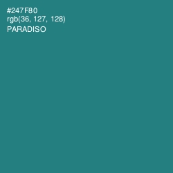 #247F80 - Paradiso Color Image