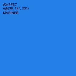 #247FE7 - Mariner Color Image