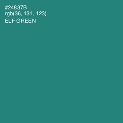 #24837B - Elf Green Color Image