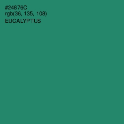 #24876C - Eucalyptus Color Image