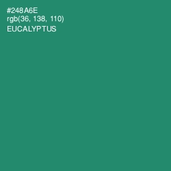 #248A6E - Eucalyptus Color Image