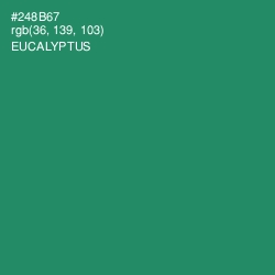 #248B67 - Eucalyptus Color Image