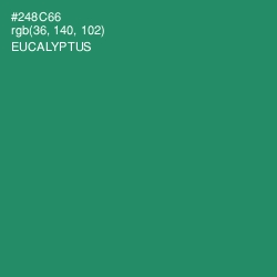 #248C66 - Eucalyptus Color Image