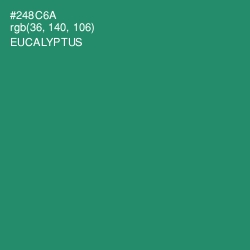 #248C6A - Eucalyptus Color Image