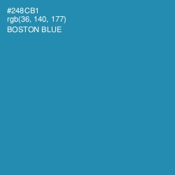 #248CB1 - Boston Blue Color Image