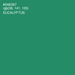 #248D67 - Eucalyptus Color Image