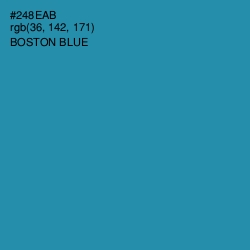 #248EAB - Boston Blue Color Image