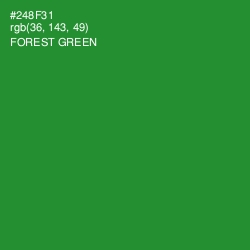 #248F31 - Forest Green Color Image
