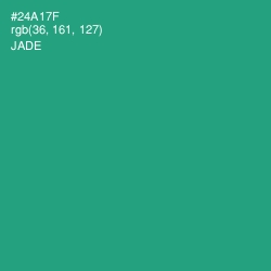 #24A17F - Jade Color Image
