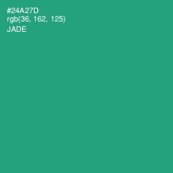 #24A27D - Jade Color Image