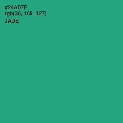 #24A57F - Jade Color Image