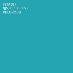 #24A5B1 - Pelorous Color Image