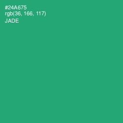 #24A675 - Jade Color Image