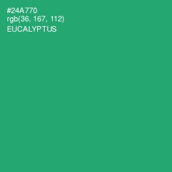 #24A770 - Eucalyptus Color Image