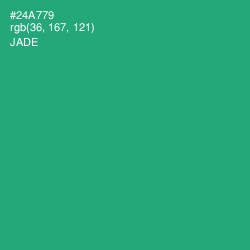 #24A779 - Jade Color Image