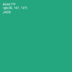 #24A77F - Jade Color Image