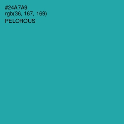 #24A7A9 - Pelorous Color Image