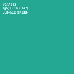 #24A893 - Jungle Green Color Image