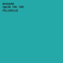 #24A8A8 - Pelorous Color Image