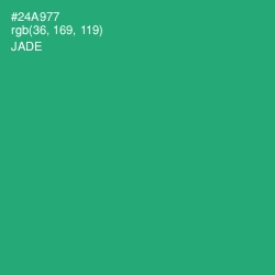 #24A977 - Jade Color Image
