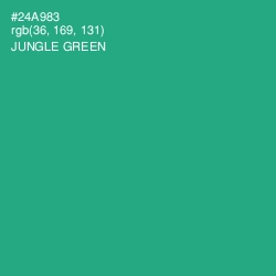 #24A983 - Jungle Green Color Image