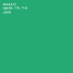 #24AA72 - Jade Color Image