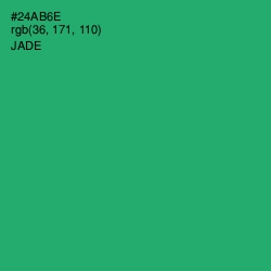 #24AB6E - Jade Color Image