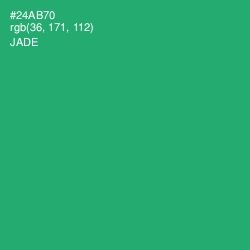 #24AB70 - Jade Color Image