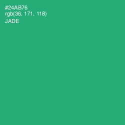 #24AB76 - Jade Color Image