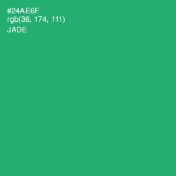 #24AE6F - Jade Color Image