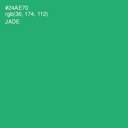 #24AE70 - Jade Color Image