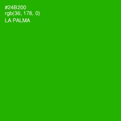 #24B200 - La Palma Color Image