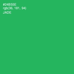 #24B55E - Jade Color Image