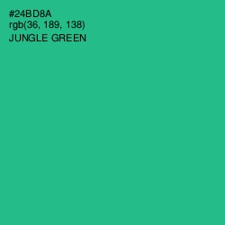 #24BD8A - Jungle Green Color Image