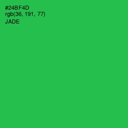 #24BF4D - Jade Color Image