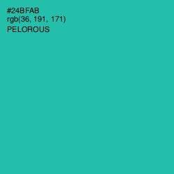 #24BFAB - Pelorous Color Image