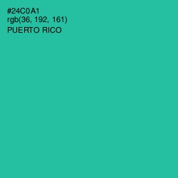 #24C0A1 - Puerto Rico Color Image