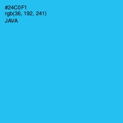 #24C0F1 - Java Color Image