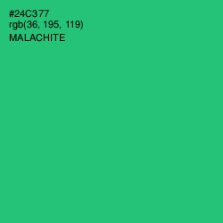 #24C377 - Malachite Color Image