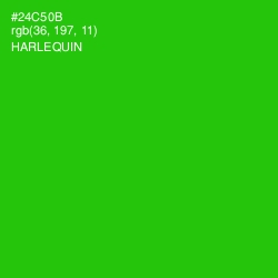 #24C50B - Harlequin Color Image