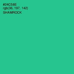 #24C58E - Shamrock Color Image