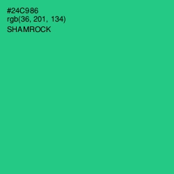 #24C986 - Shamrock Color Image