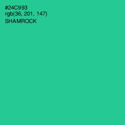 #24C993 - Shamrock Color Image