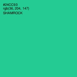 #24CC93 - Shamrock Color Image