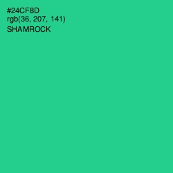 #24CF8D - Shamrock Color Image