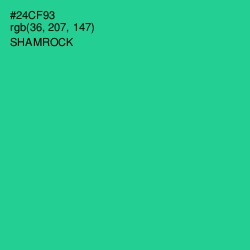 #24CF93 - Shamrock Color Image