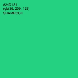 #24D181 - Shamrock Color Image